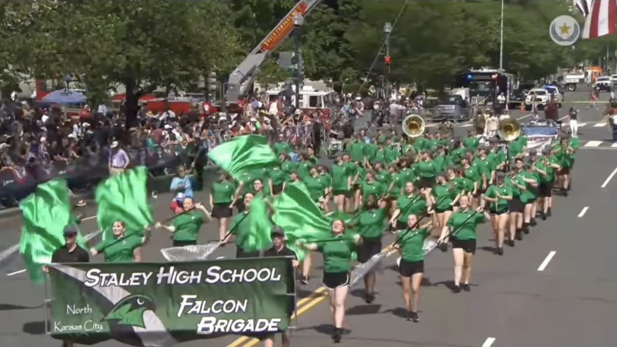 Band Performs In D.C. Memorial Day Parade